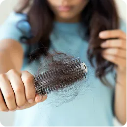 Hair loss treatment and scalp care consultation with doctor