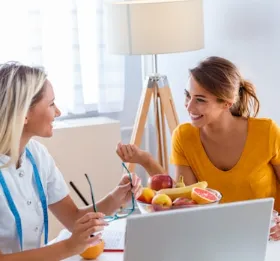 Nutritionist consultation for personalized diet plans and healthy lifestyle guidance