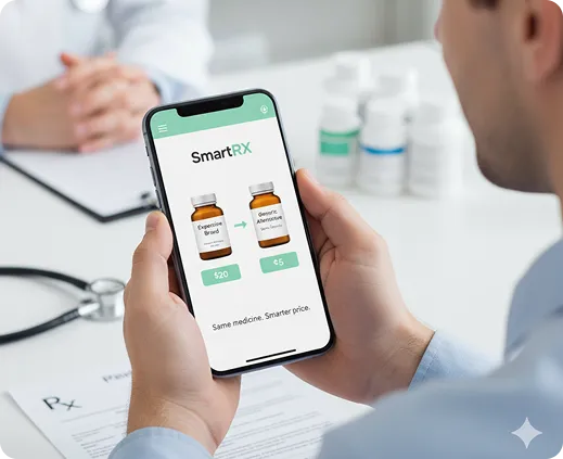 Smart lab test booking illustration
