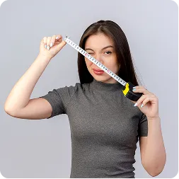 Weight loss health test package illustration